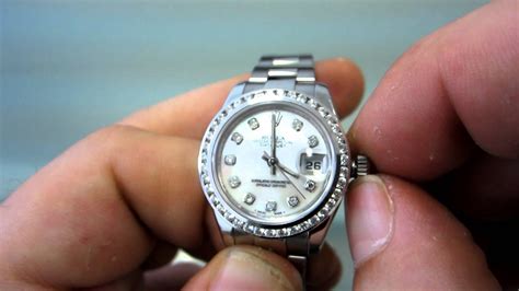 how to wind up a rolex datejust|winding a Rolex watch instructions.